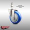 Service Caster 4 Inch 316SS Blue Polyurethane Wheel Swivel 1/2 Inch Threaded Stem Caster SCC SCC-SS316TS20S414-PPUB-BLUE-121315 - alternate 5